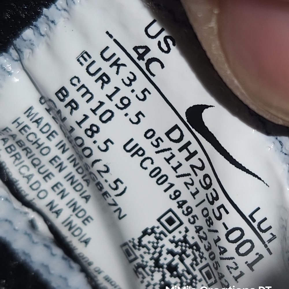 Nike Air Force 1's Hightop Black 4C - Picture 4 of 8